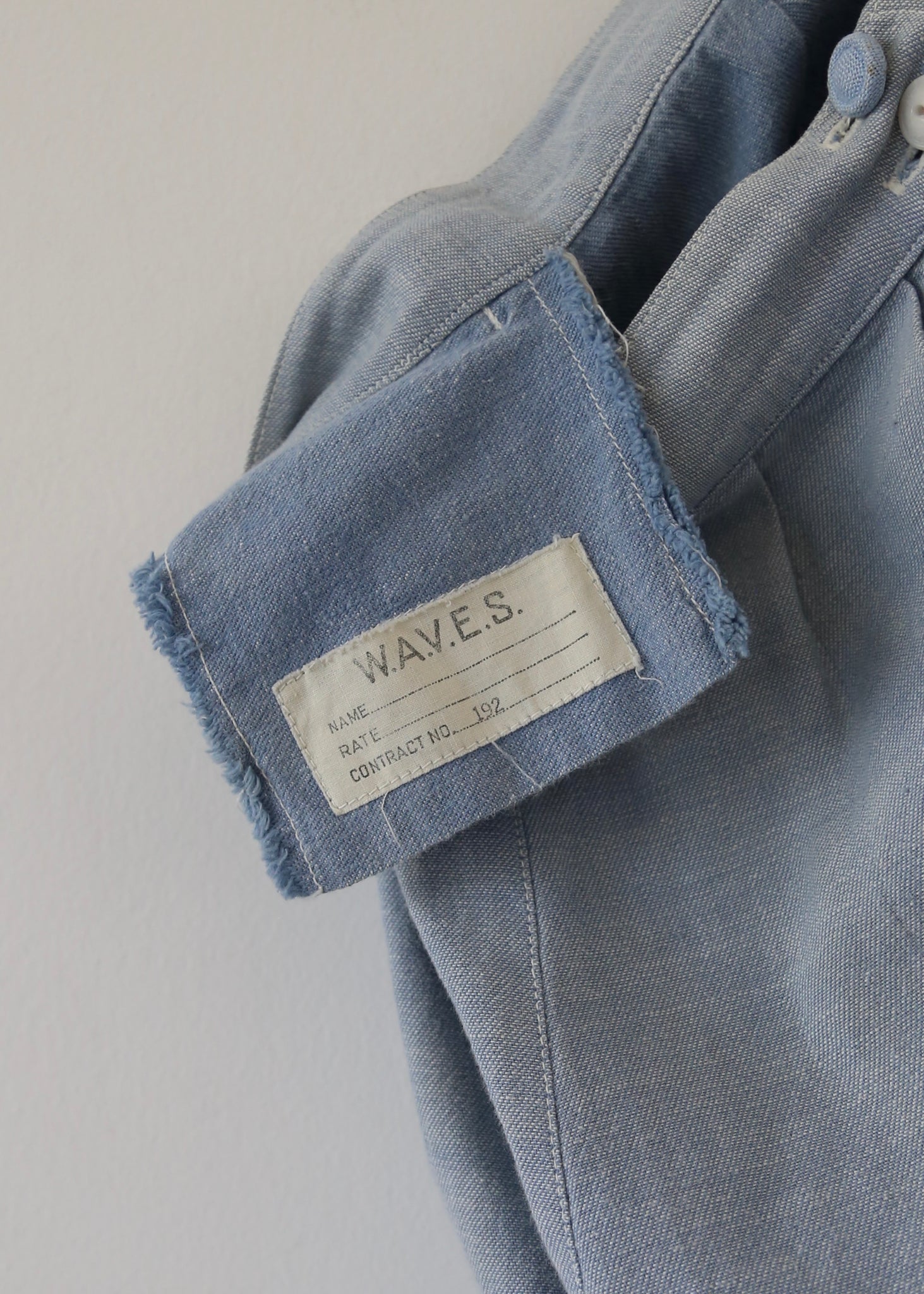 40’s Chambray US Navy WAVES Shorts (25”)