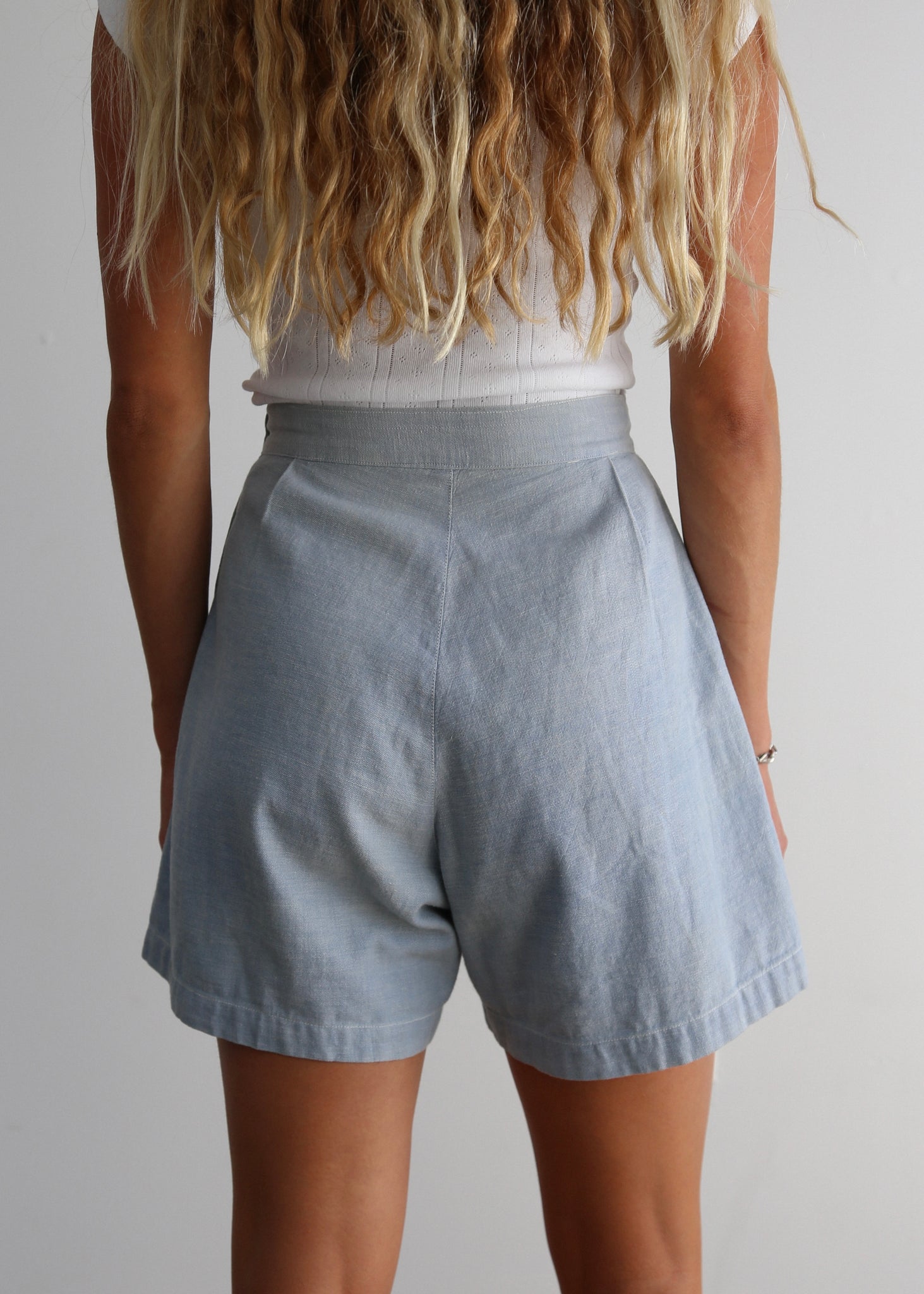 40’s Chambray US Navy WAVES Shorts (25”)